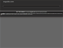Tablet Screenshot of eeguide.com